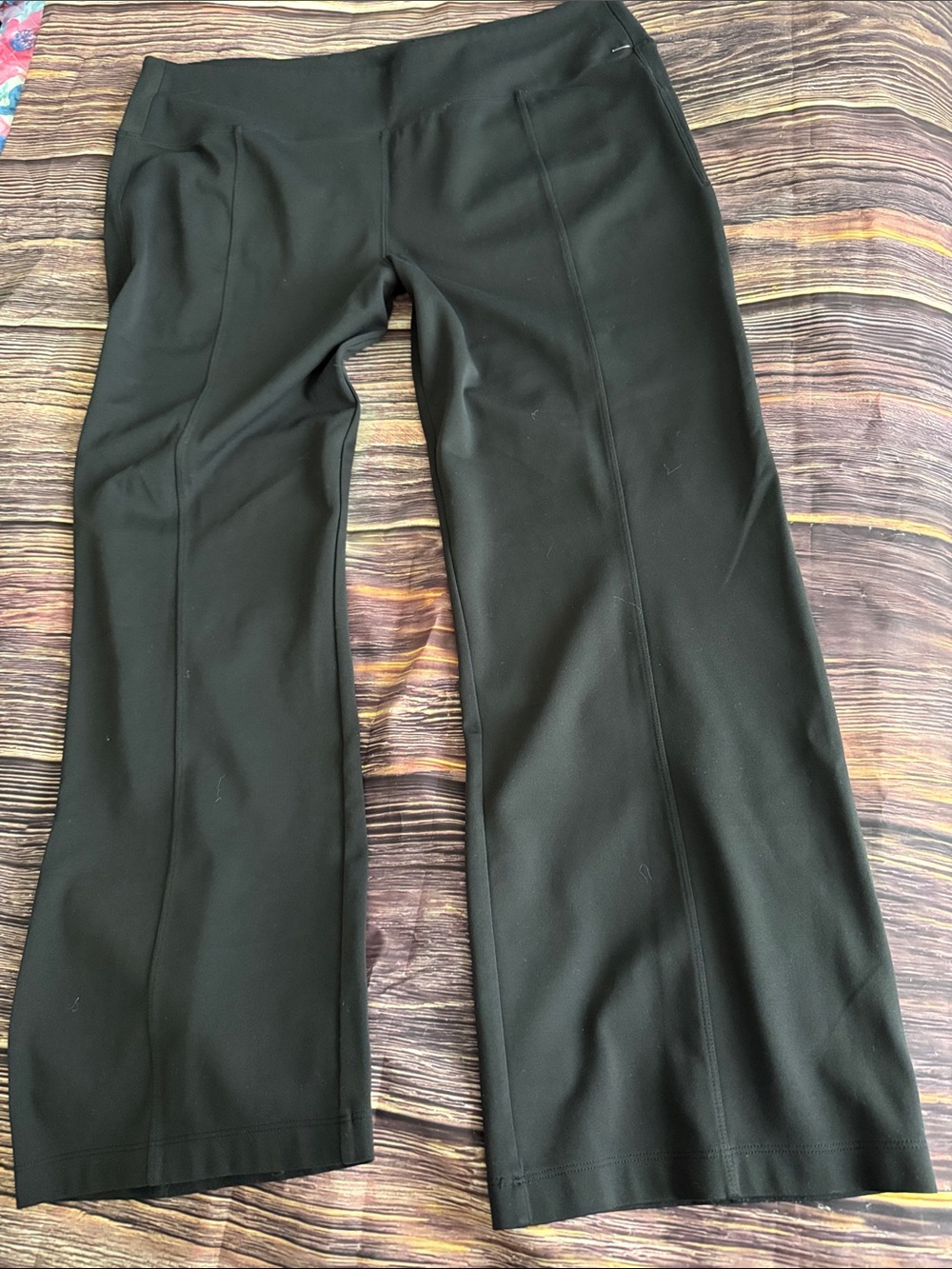 Athleta Black Delancey Straight Leg Pants